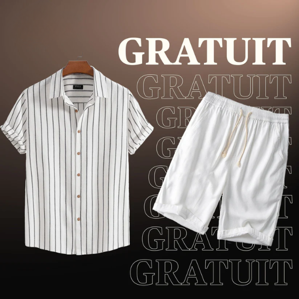 Achetez-en 1 et obtenez-en 2 : Chemise Signature + Short Offert