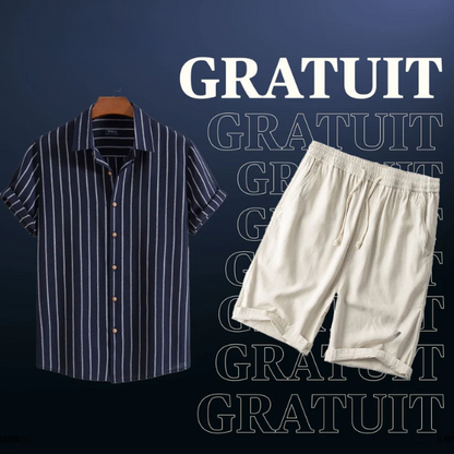 Achetez-en 1 et obtenez-en 2 : Chemise Signature + Short Offert