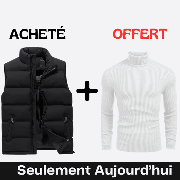 Gilet + Pull Gratuit (DESTOCKAGE)