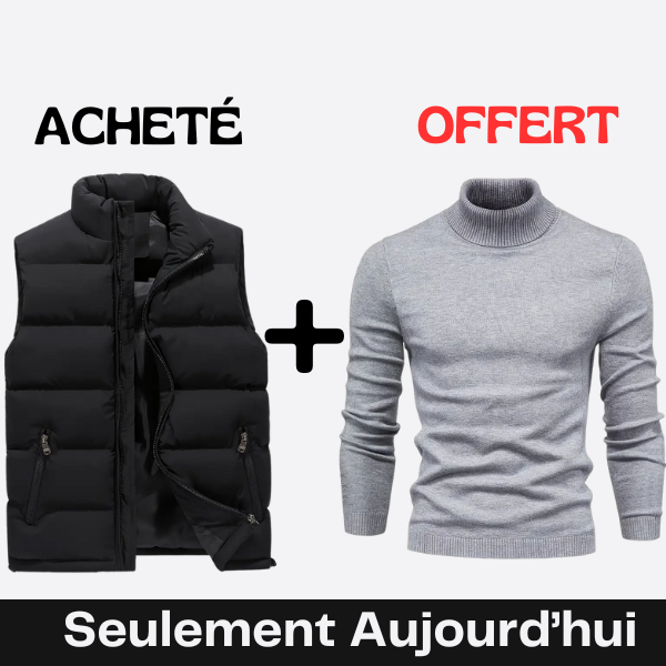 Gilet + Pull Gratuit (DESTOCKAGE)