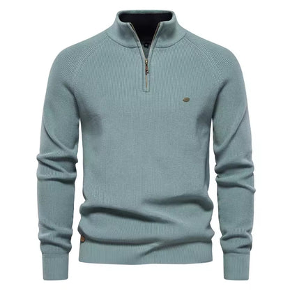 Pull Premium à Col Zippé pour Homme