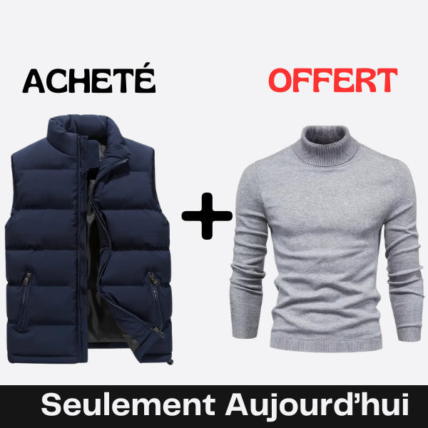 Gilet + Pull Gratuit (DESTOCKAGE)