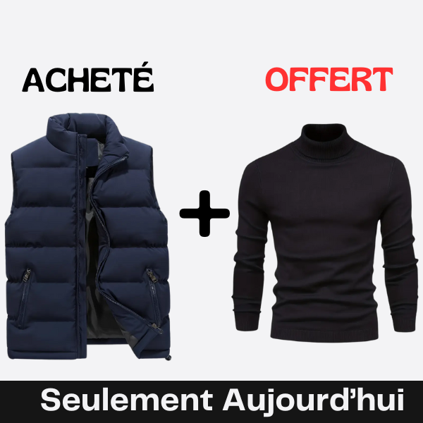 Gilet + Pull Gratuit (DESTOCKAGE)